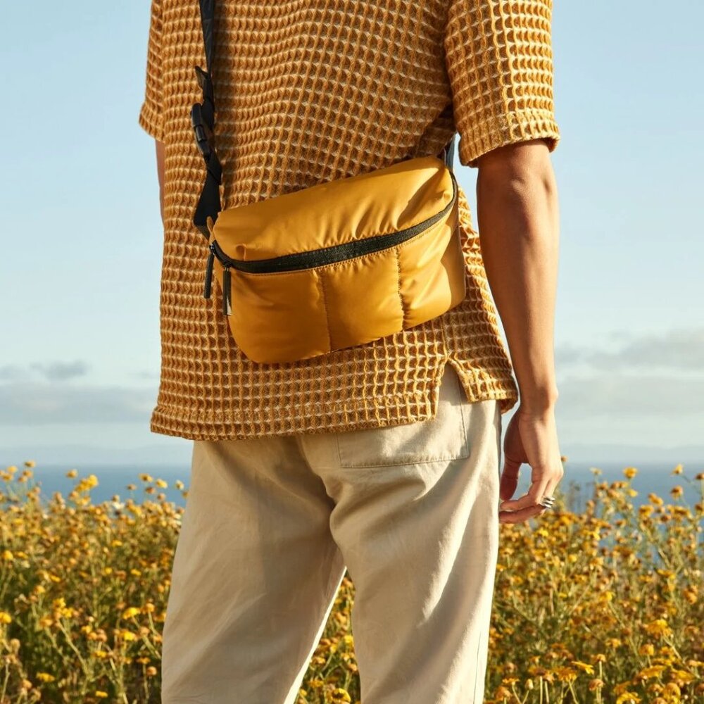 Calpak Luka Belt Bag Dijon Yellow
